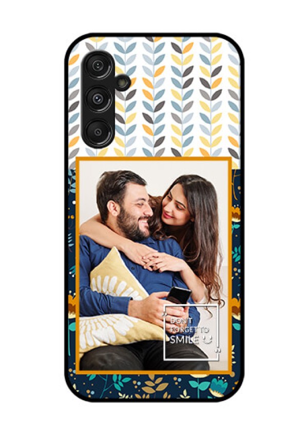 Samsung Galaxy M34 5G Custom Glass Mobile Case - Pattern Design