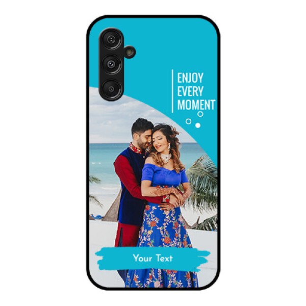 Samsung Galaxy M34 5G Custom Glass Mobile Case - Happy Moment Design
