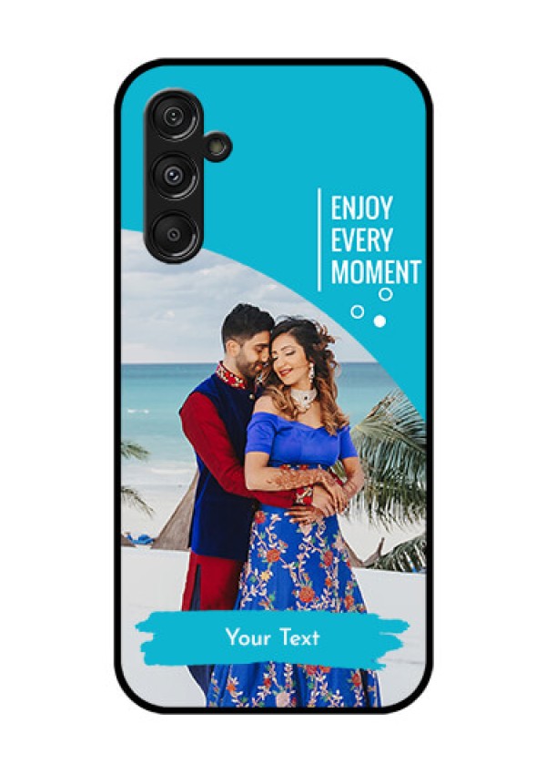 Samsung Galaxy M34 5G Custom Glass Mobile Case - Happy Moment Design