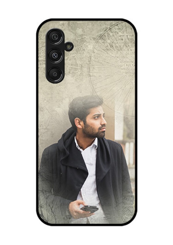 Samsung Galaxy M34 5G Custom Glass Phone Case - with vintage design