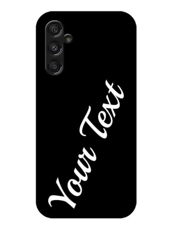Custom Samsung Galaxy M34 5G Custom Glass Mobile Cover with Your Name