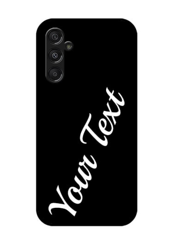 Samsung Galaxy M34 5G Custom Glass Mobile Cover with Your Name