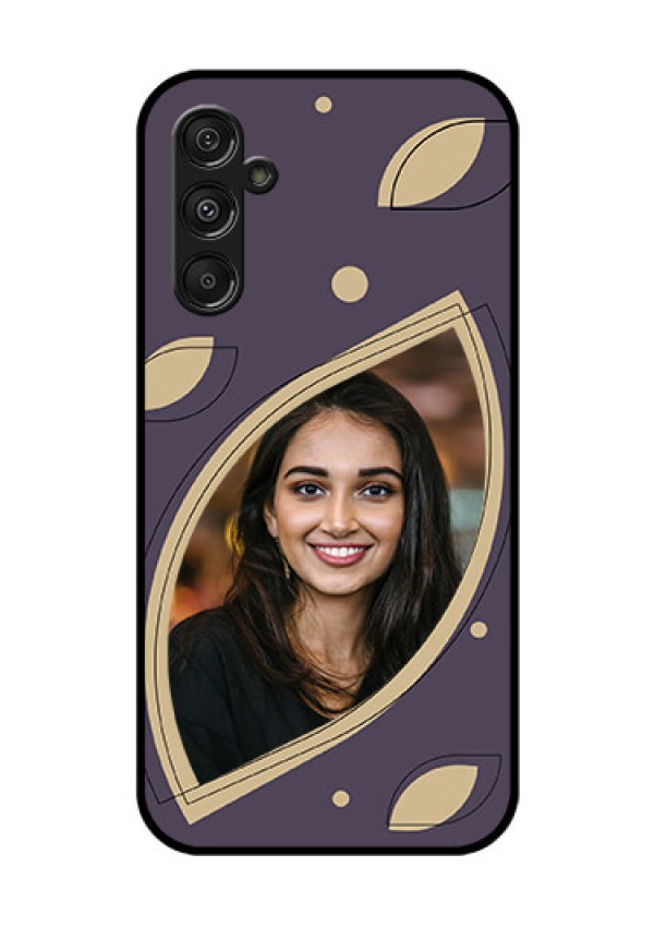Samsung Galaxy M34 5G Custom Glass Mobile Case - Falling Leaf Design