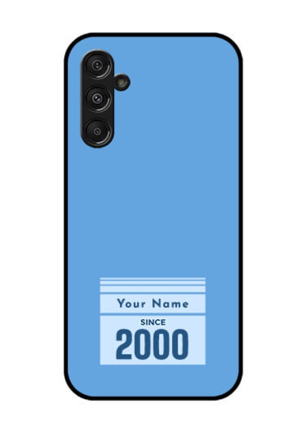 Samsung Galaxy M34 5G Custom Glass Mobile Case - Custom Year of birth Design