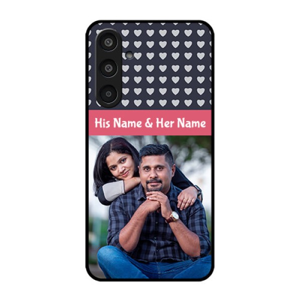Samsung Galaxy M35 5G Custom Glass Phone CaseLove Symbols Design