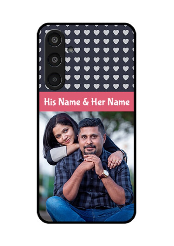 Samsung Galaxy M35 5G Custom Glass Phone CaseLove Symbols Design