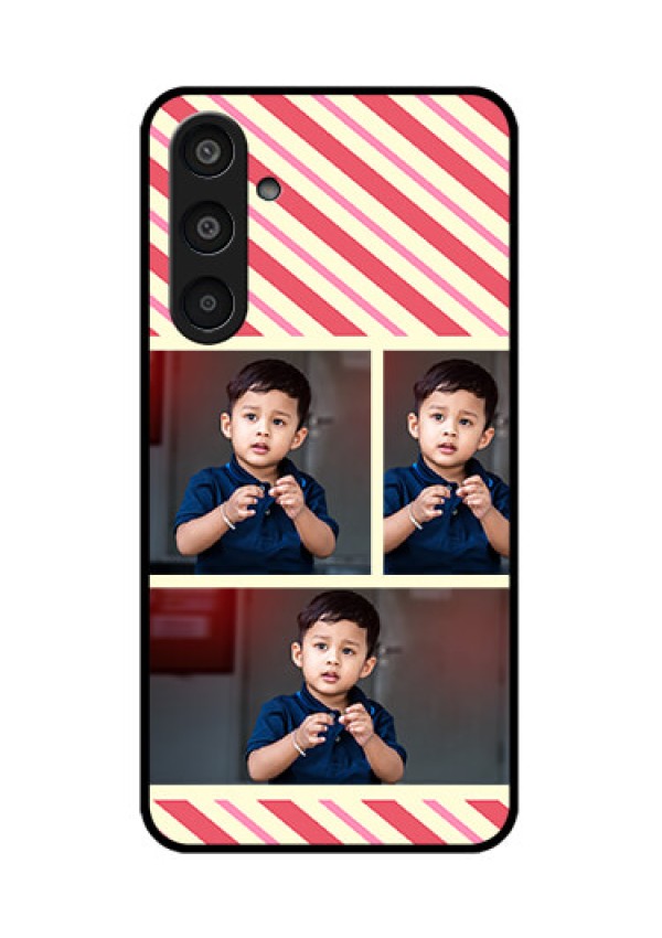 Samsung Galaxy M35 5G Custom Glass Phone CasePicture Upload Mobile Case Design