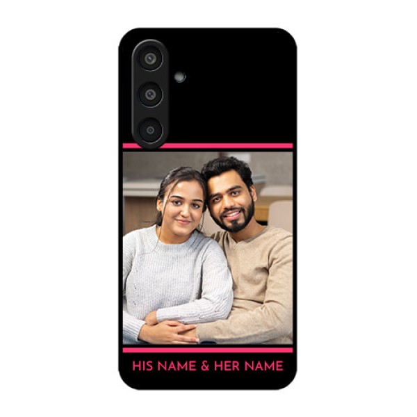 Samsung Galaxy M35 5G Custom Glass Phone CaseWith Add Text Design