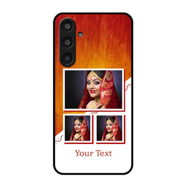 Samsung Galaxy M35 5G Custom Glass Phone CaseWedding Memories Design Samsung Galaxy M35 5G Custom Glass Phone CaseWedding Memories Design
