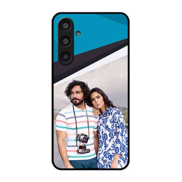 Samsung Galaxy M35 5G Custom Glass Phone CaseSimple Pattern Photo Upload Design Samsung Galaxy M35 5G Custom Glass Phone CaseSimple Pattern Photo Upload Design