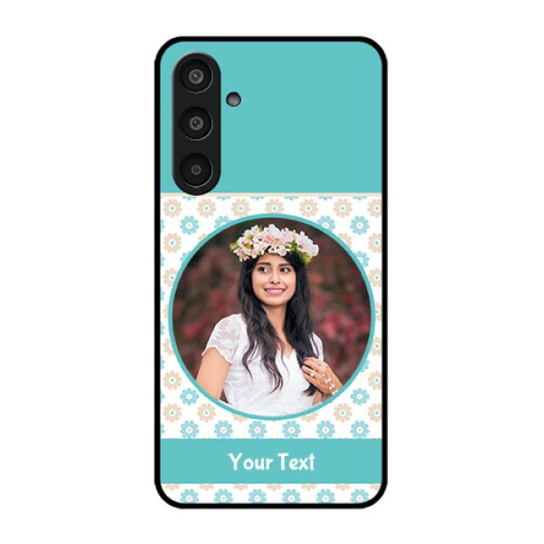 Samsung Galaxy M35 5G Custom Glass Phone CaseBeautiful Flowers Design Samsung Galaxy M35 5G Custom Glass Phone CaseBeautiful Flowers Design