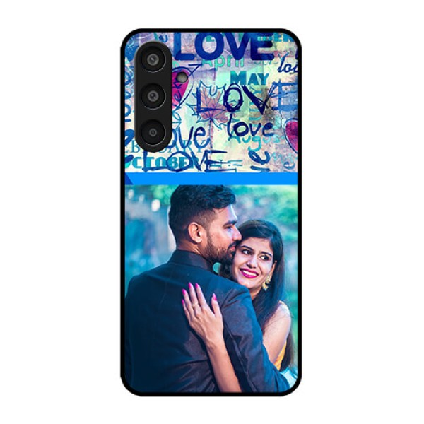 Samsung Galaxy M35 5G Custom Glass Phone CaseColorful Love Design Samsung Galaxy M35 5G Custom Glass Phone CaseColorful Love Design