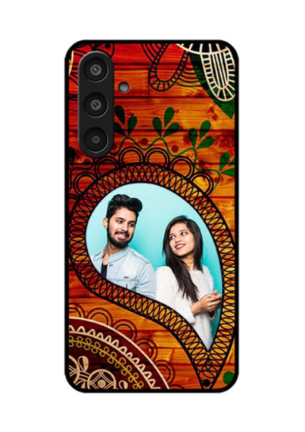 Samsung Galaxy M35 5G Custom Glass Phone CaseAbstract Colorful Design