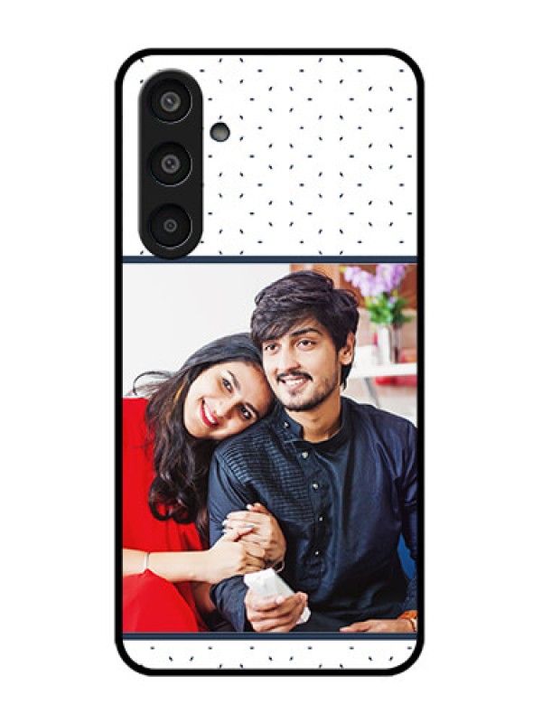 Custom Samsung Galaxy M35 5G Custom Glass Phone CasePremium Dot Design