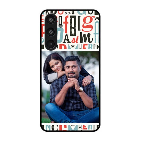 Samsung Galaxy M35 5G Custom Glass Phone CaseAlphabet Design