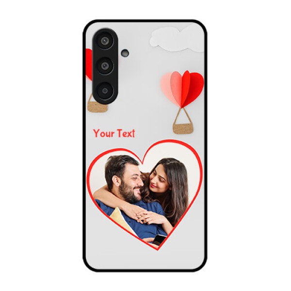 Samsung Galaxy M35 5G Custom Glass Phone CaseParachute Love Design Samsung Galaxy M35 5G Custom Glass Phone CaseParachute Love Design