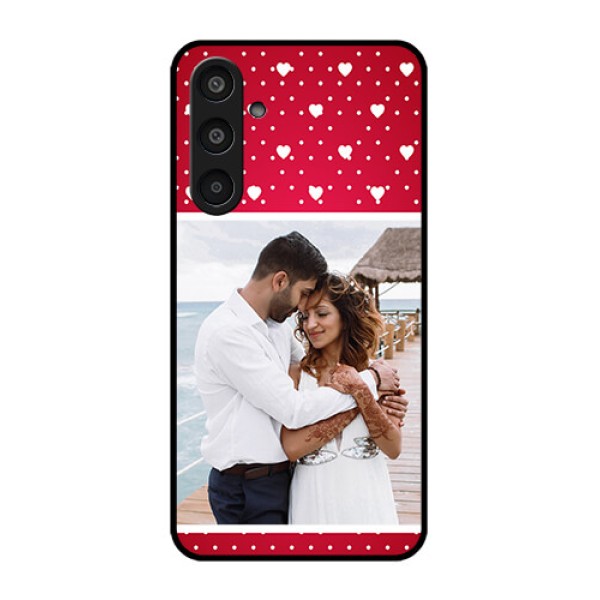 Samsung Galaxy M35 5G Custom Glass Phone CaseHearts Mobile Case Design Samsung Galaxy M35 5G Custom Glass Phone CaseHearts Mobile Case Design