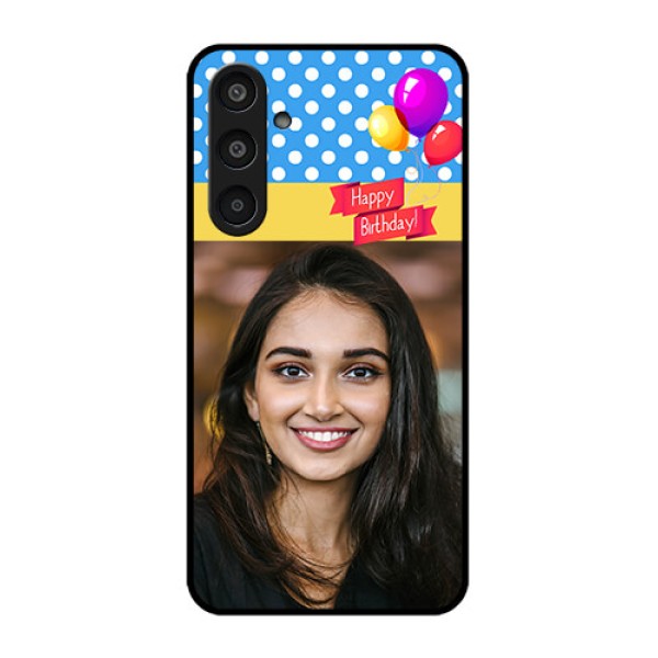 Samsung Galaxy M35 5G Custom Glass Phone CaseHappy Birthday Design Samsung Galaxy M35 5G Custom Glass Phone CaseHappy Birthday Design