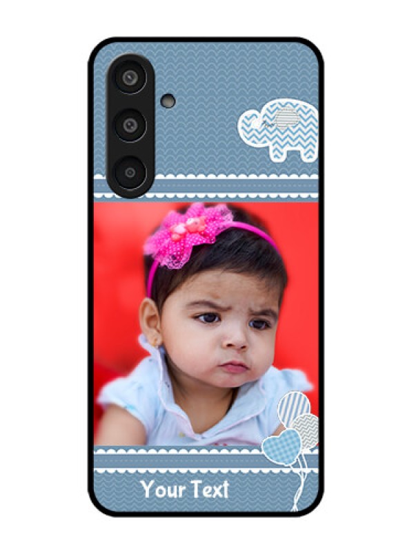 Custom Samsung Galaxy M35 5G Custom Glass Phone CaseWith Kids Pattern Design
