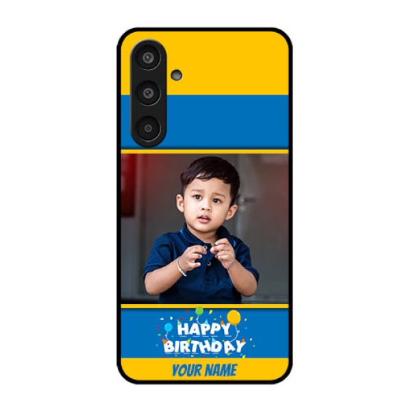 Samsung Galaxy M35 5G Custom Glass Phone CaseBirthday Wishes Design Samsung Galaxy M35 5G Custom Glass Phone CaseBirthday Wishes Design