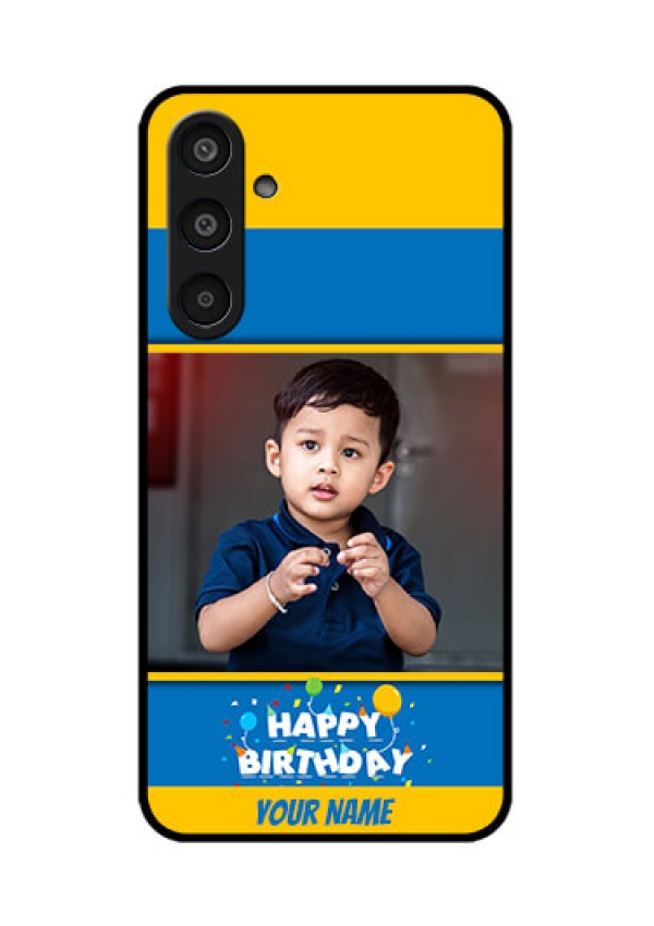 Samsung Galaxy M35 5G Custom Glass Phone CaseBirthday Wishes Design