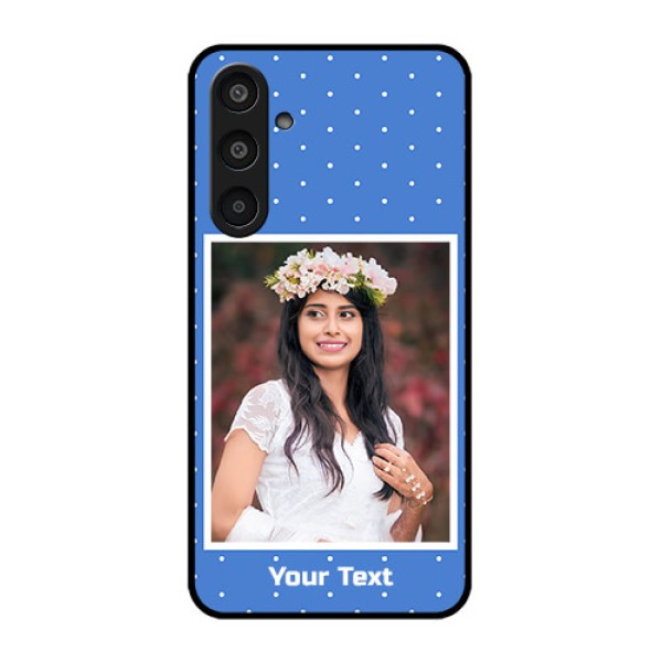 Samsung Galaxy M35 5G Custom Glass Phone CasePolka Dots Design