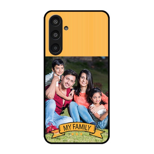 Samsung Galaxy M35 5G Custom Glass Phone CaseMy Family Design