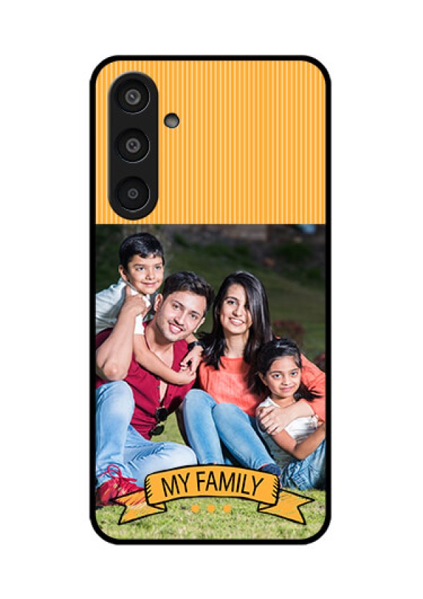 Samsung Galaxy M35 5G Custom Glass Phone CaseMy Family Design