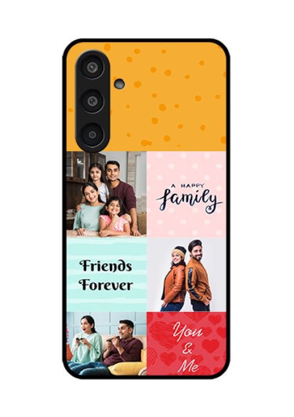 Samsung Galaxy M35 5G Custom Glass Phone CaseImages With Quotes Design