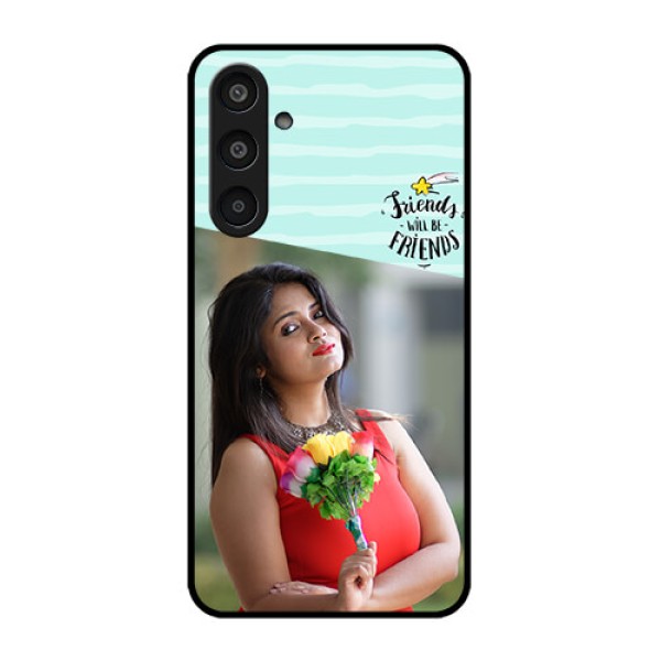 Samsung Galaxy M35 5G Custom Glass Phone CaseFriends Picture Icon Design Samsung Galaxy M35 5G Custom Glass Phone CaseFriends Picture Icon Design
