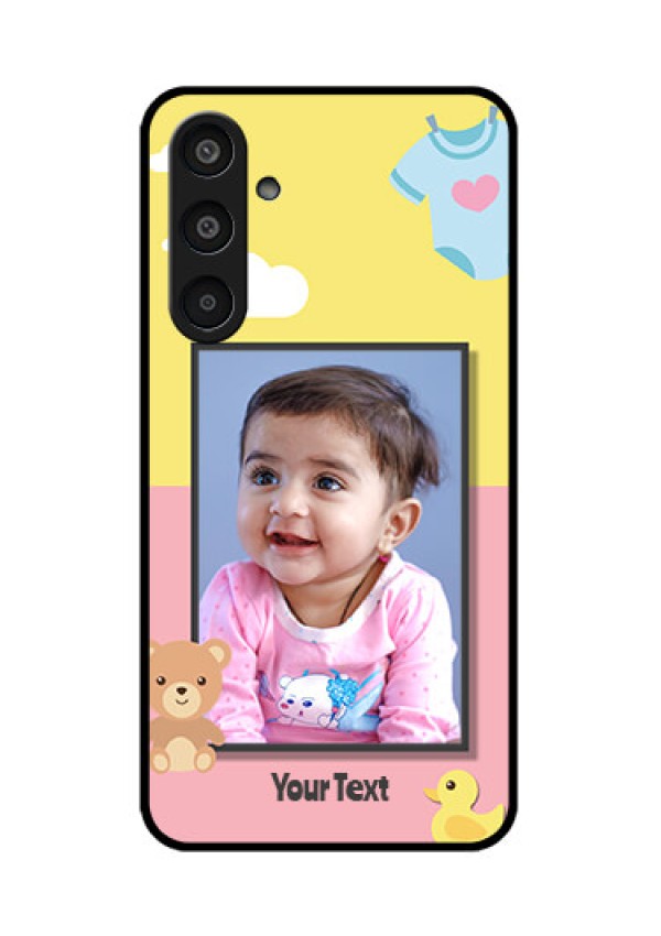 Samsung Galaxy M35 5G Custom Glass Phone CaseKids 2 Color Design