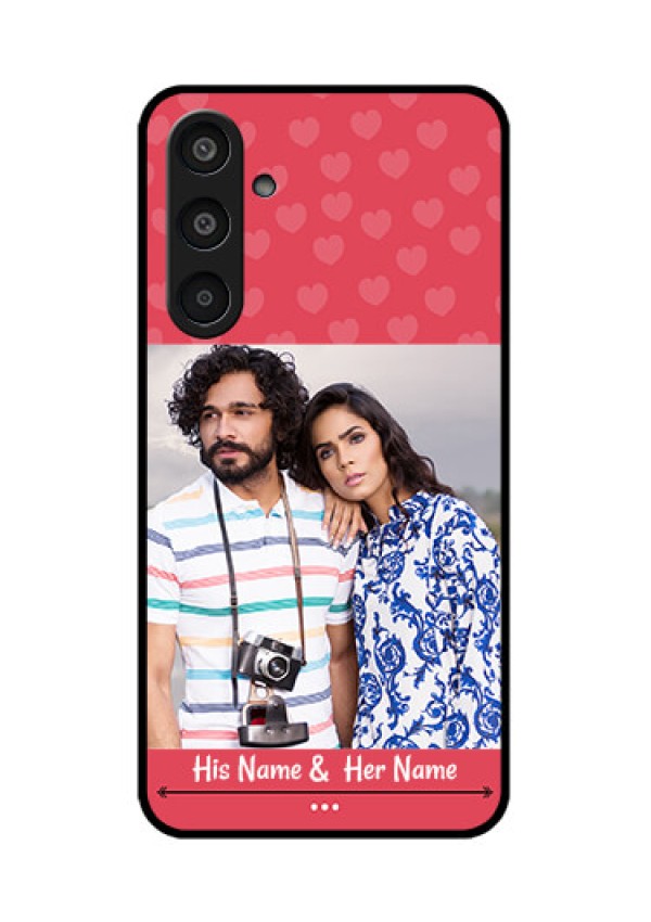 Samsung Galaxy M35 5G Custom Glass Phone CaseSimple Love Design