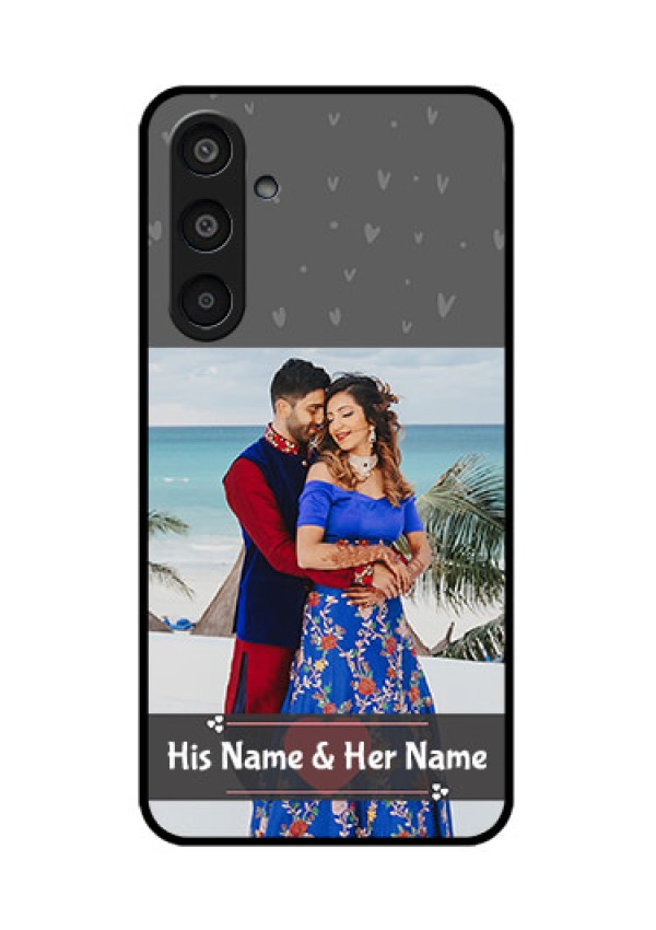 Samsung Galaxy M35 5G Custom Glass Phone CaseBuy Love Design With Photo Online