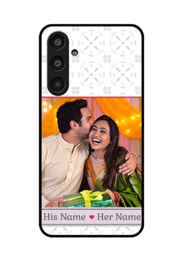 Samsung Galaxy M35 5G Custom Glass Phone CaseWith Photo And Ethnic Design