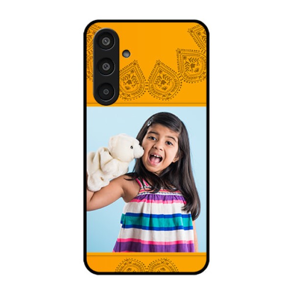 Samsung Galaxy M35 5G Custom Glass Phone CasePhoto Wedding Design Samsung Galaxy M35 5G Custom Glass Phone CasePhoto Wedding Design