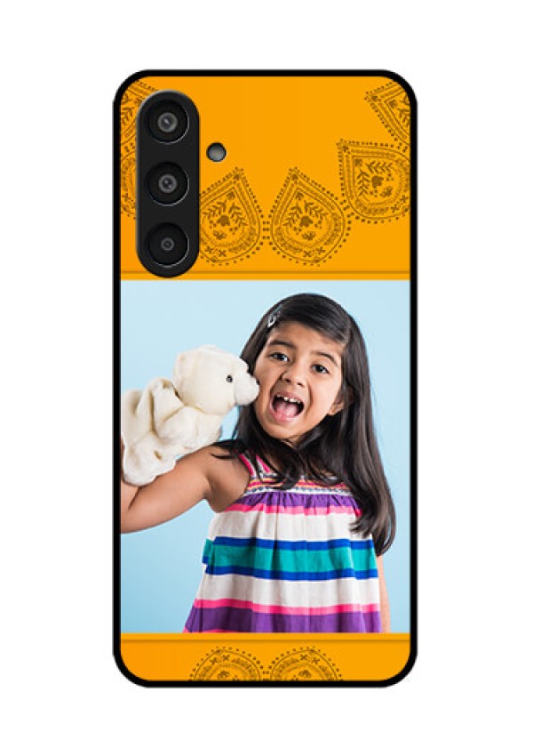 Samsung Galaxy M35 5G Custom Glass Phone CasePhoto Wedding Design