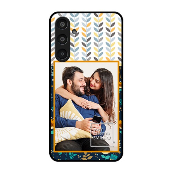 Samsung Galaxy M35 5G Custom Glass Phone CasePattern Design