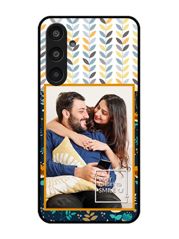 Custom Samsung Galaxy M35 5G Custom Glass Phone CasePattern Design