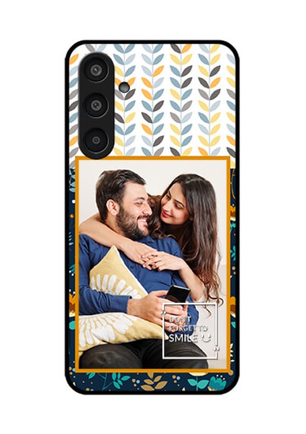 Samsung Galaxy M35 5G Custom Glass Phone CasePattern Design