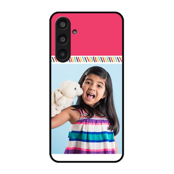 Samsung Galaxy M35 5G Custom Glass Phone CaseLine Art Design