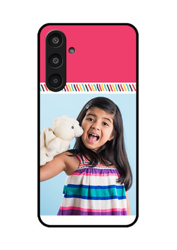 Samsung Galaxy M35 5G Custom Glass Phone CaseLine Art Design