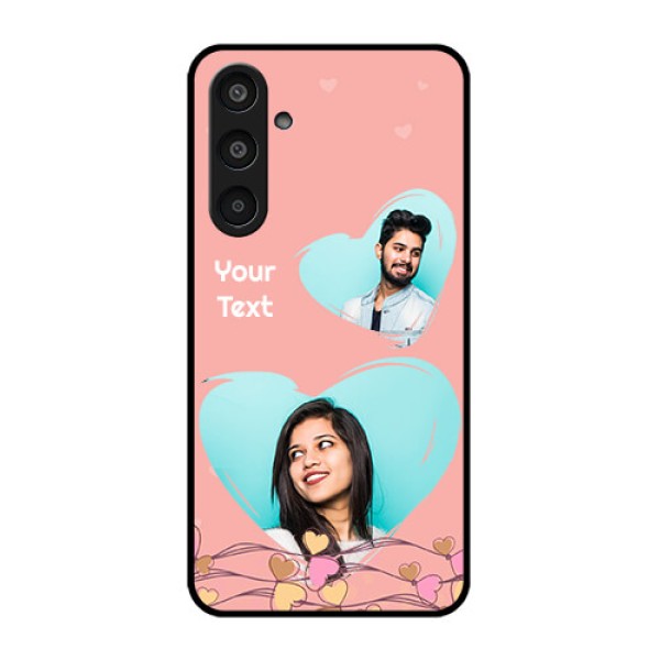Samsung Galaxy M35 5G Custom Glass Phone CaseLove Doodle Design