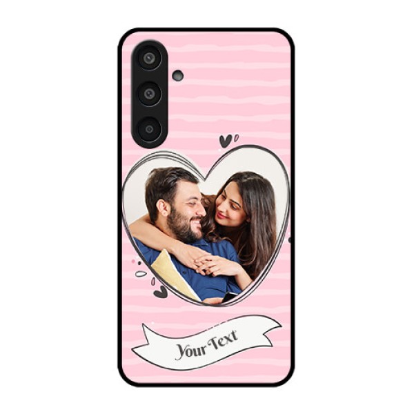 Samsung Galaxy M35 5G Custom Glass Phone CaseVintage Heart Design Samsung Galaxy M35 5G Custom Glass Phone CaseVintage Heart Design