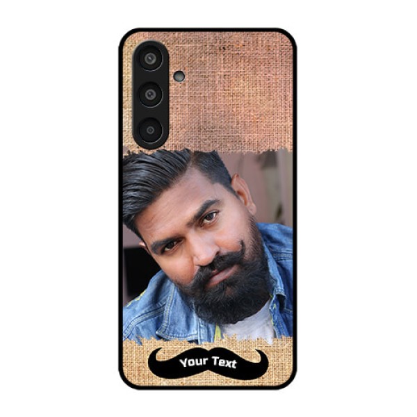 Samsung Galaxy M35 5G Custom Glass Phone CaseWith Texture Design Samsung Galaxy M35 5G Custom Glass Phone CaseWith Texture Design