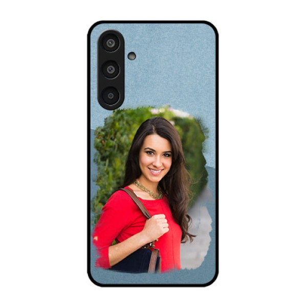 Samsung Galaxy M35 5G Custom Glass Phone CaseGrunge Line Art Design Samsung Galaxy M35 5G Custom Glass Phone CaseGrunge Line Art Design