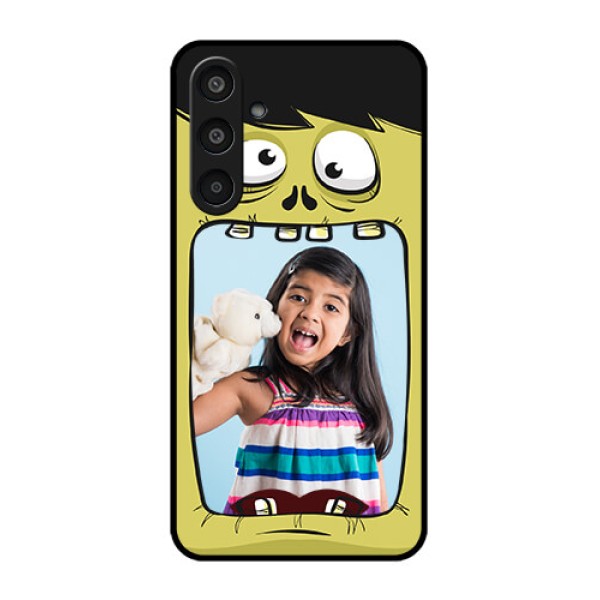 Samsung Galaxy M35 5G Custom Glass Phone CaseCartoon Monster Back Case Design