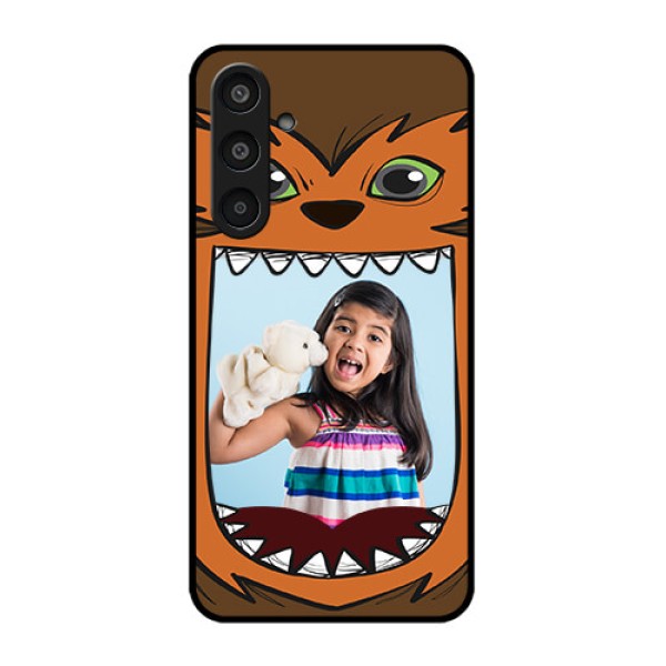 Samsung Galaxy M35 5G Custom Glass Phone CaseOwl Monster Back Case Design Samsung Galaxy M35 5G Custom Glass Phone CaseOwl Monster Back Case Design
