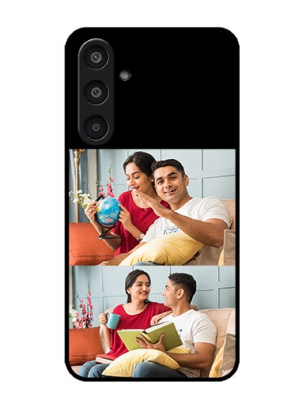 Custom Samsung Galaxy M35 5G Custom Glass Phone Case2 Images Design