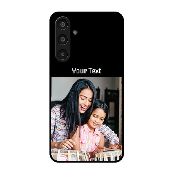 Samsung Galaxy M35 5G Custom Glass Phone CasePhoto With Name Design