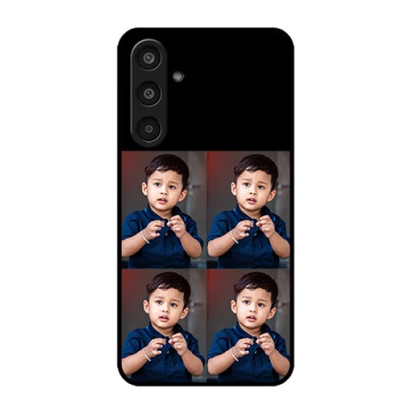 Samsung Galaxy M35 5G Custom Glass Phone Case4 Image Holder Design